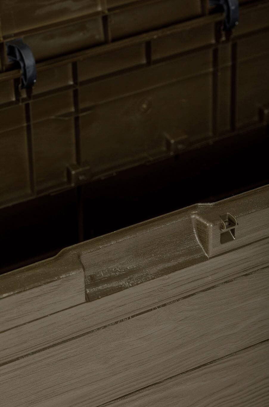 Toomax Aufbewahrungsbox Woodys braun Kunststoff B/H/L: ca. 56x45x117 cm