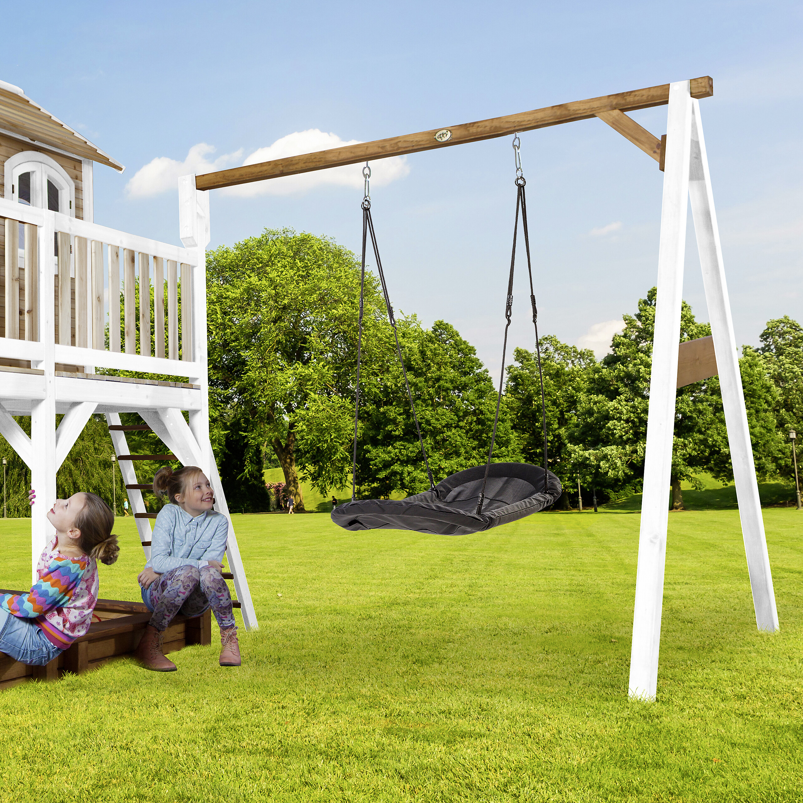 AXI Spielhaus Liam braun B/H/L: ca. 613x291x277 cm