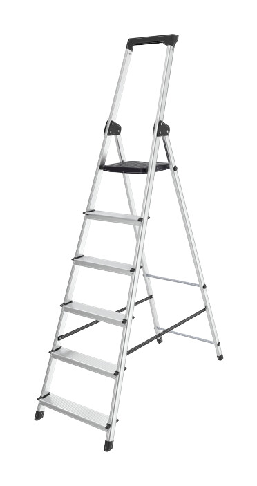 Haushaltsleiter Aluminium B/H/L: ca. 114,4x182x46,5 cm