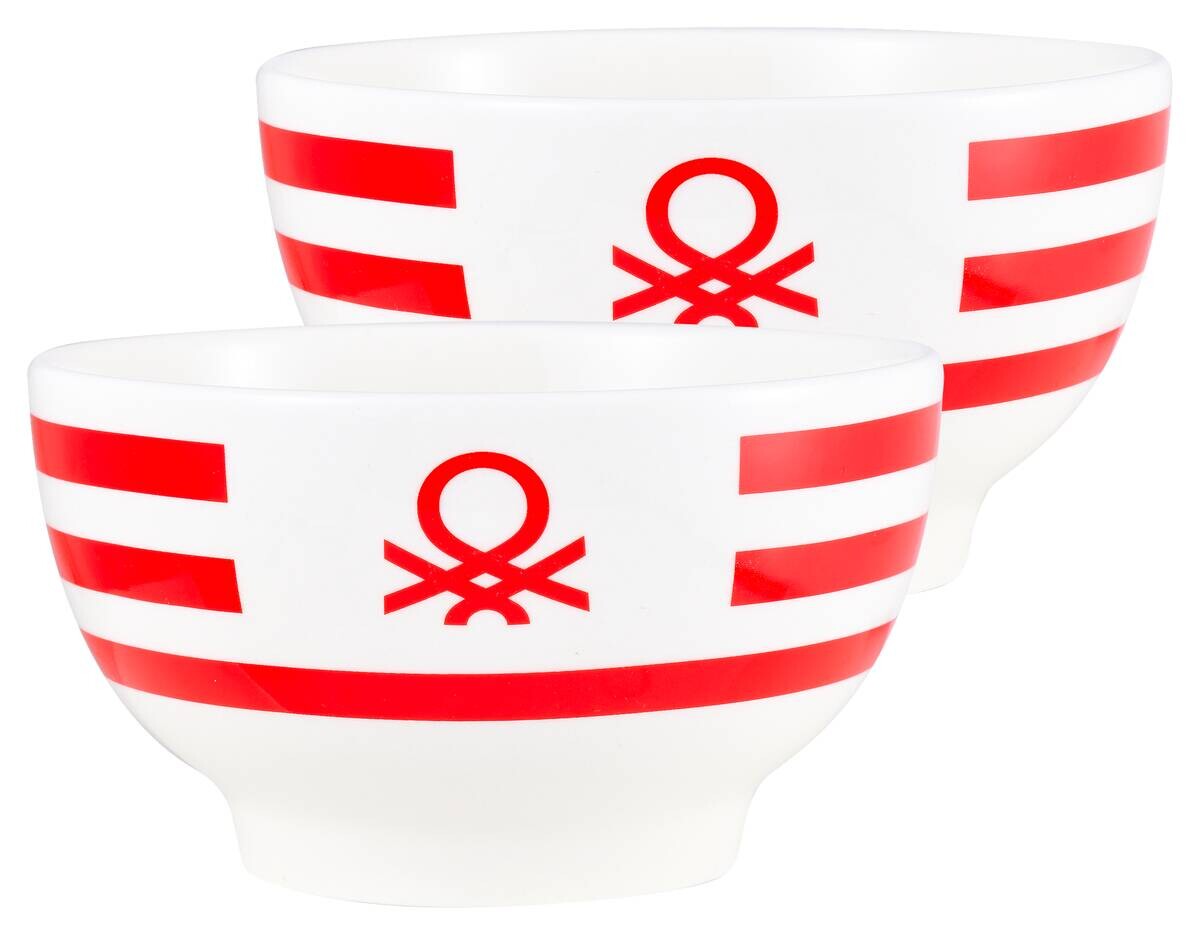 BENETTON Schalenset RAINBOW multicolor Porzellan