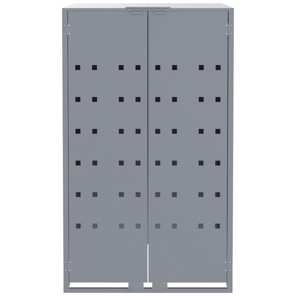 vidaXL Mülltonnenbox grau B/H/T: ca. 207x117x79 cm