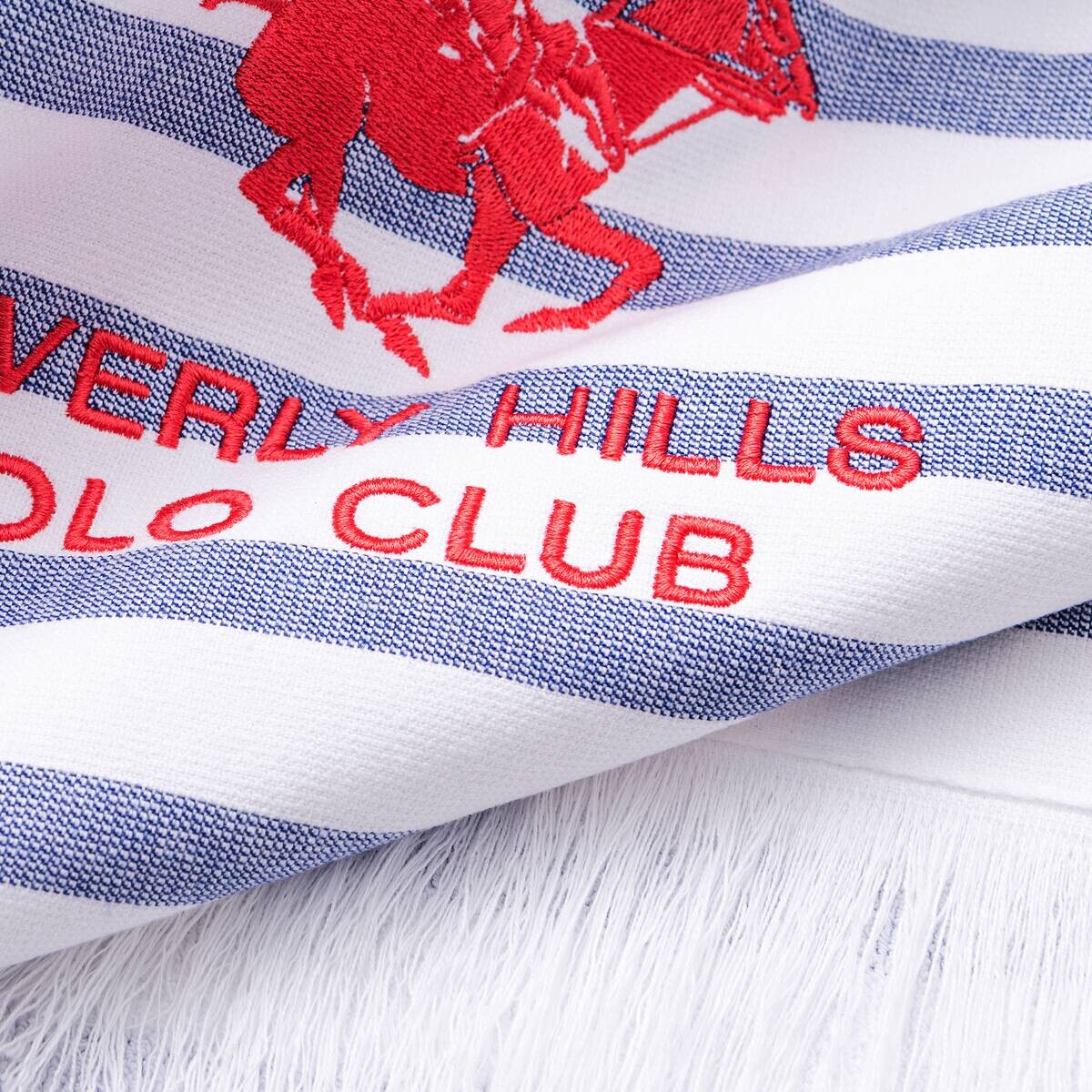 POLO CLUB Hamamtuch POLO CLUB blau Baumwolle B/L: ca. 80x165 cm