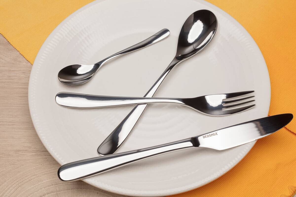 BERGNER Besteckset POITIERS silber Edelstahl 24 tlg.