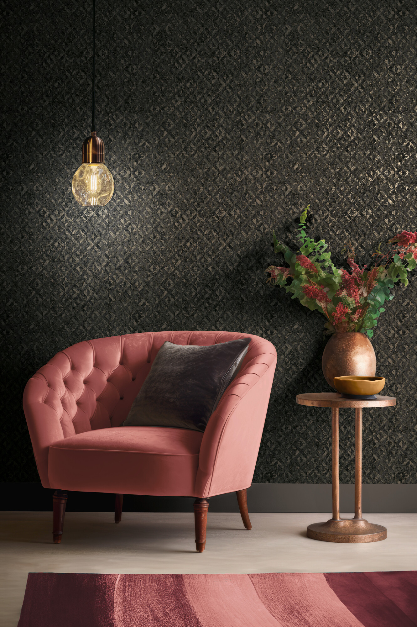 A.S.Creation Vliestapete braun schwarz gold B/H/D: ca. 53x1005x8,8 cm