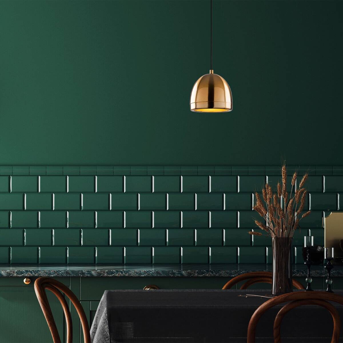 Opviq Pendelleuchte Mugo-10665 Metall B/H/T/L/D: ca. 17x114x17x17x17 cm E27 1 Brennstellen