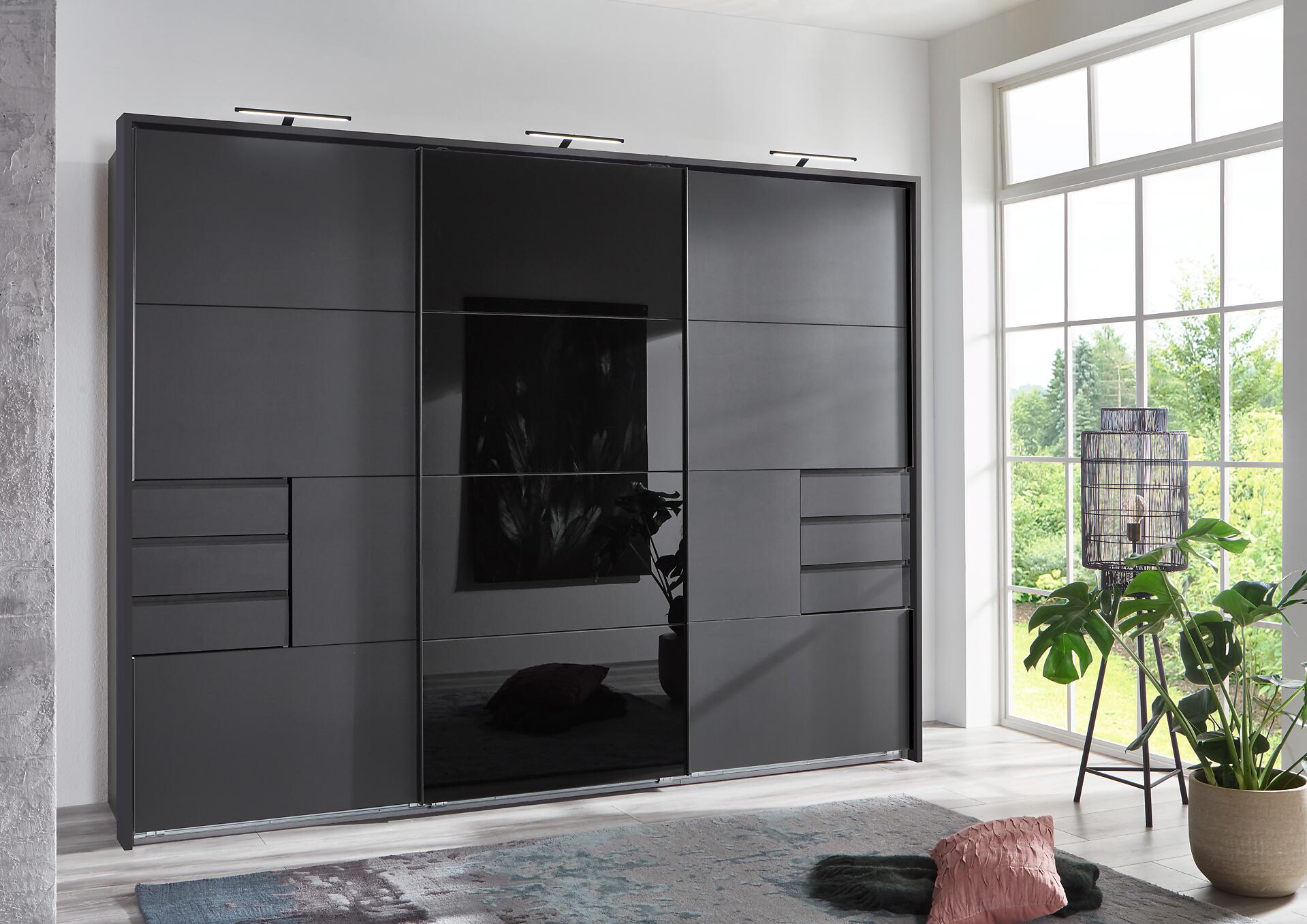 Passepartoutrahmen Saigon Graphit B/H/T: ca. 273x213x12 cm