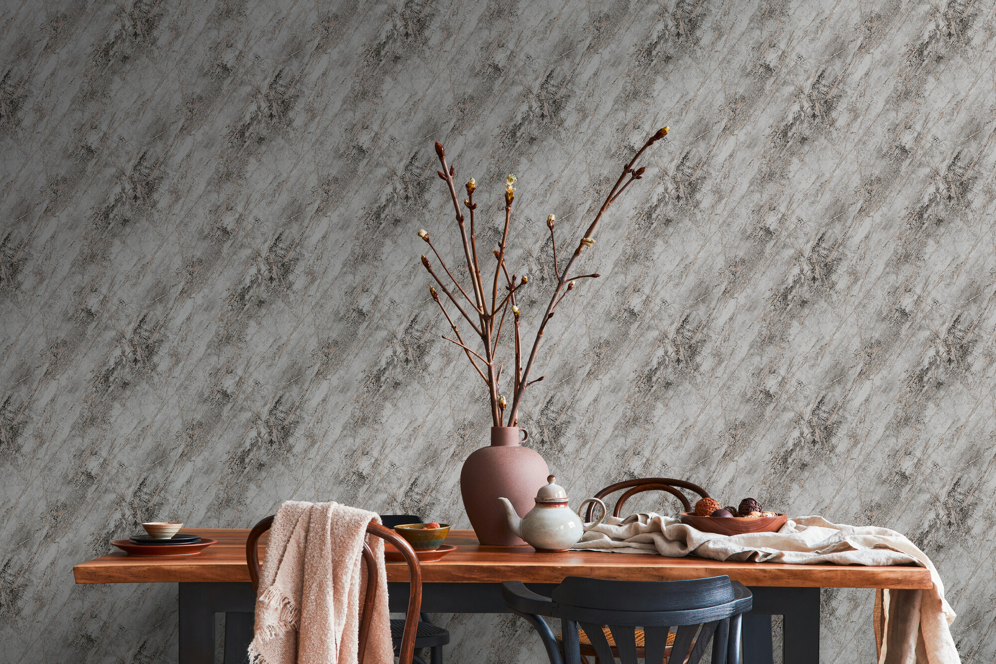 A.S.Creation Vliestapete schwarz grau gold B/H/D: ca. 53x1005x8,2 cm