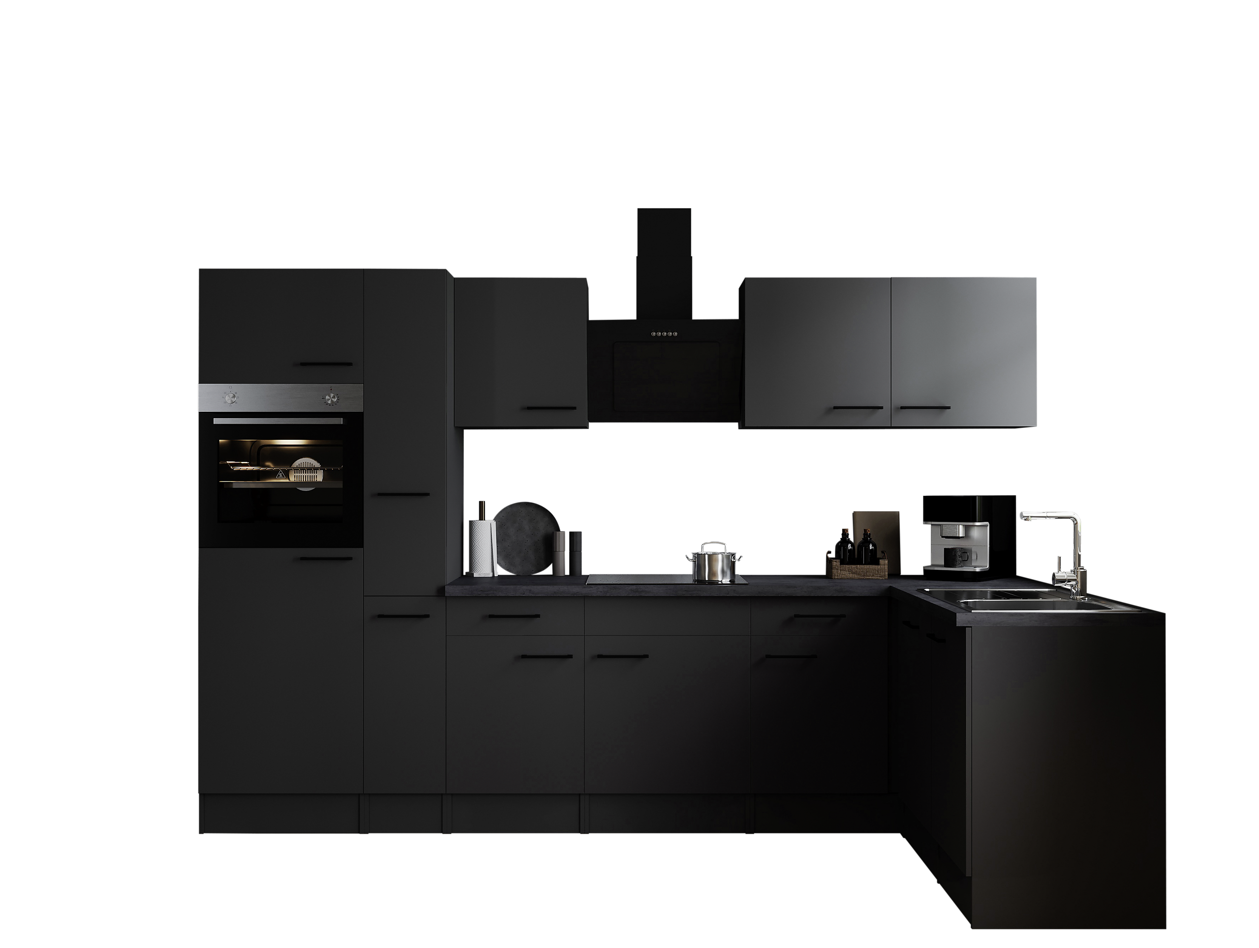 Winkelküche Oliver B/H/T: ca. 310x205x172 cm