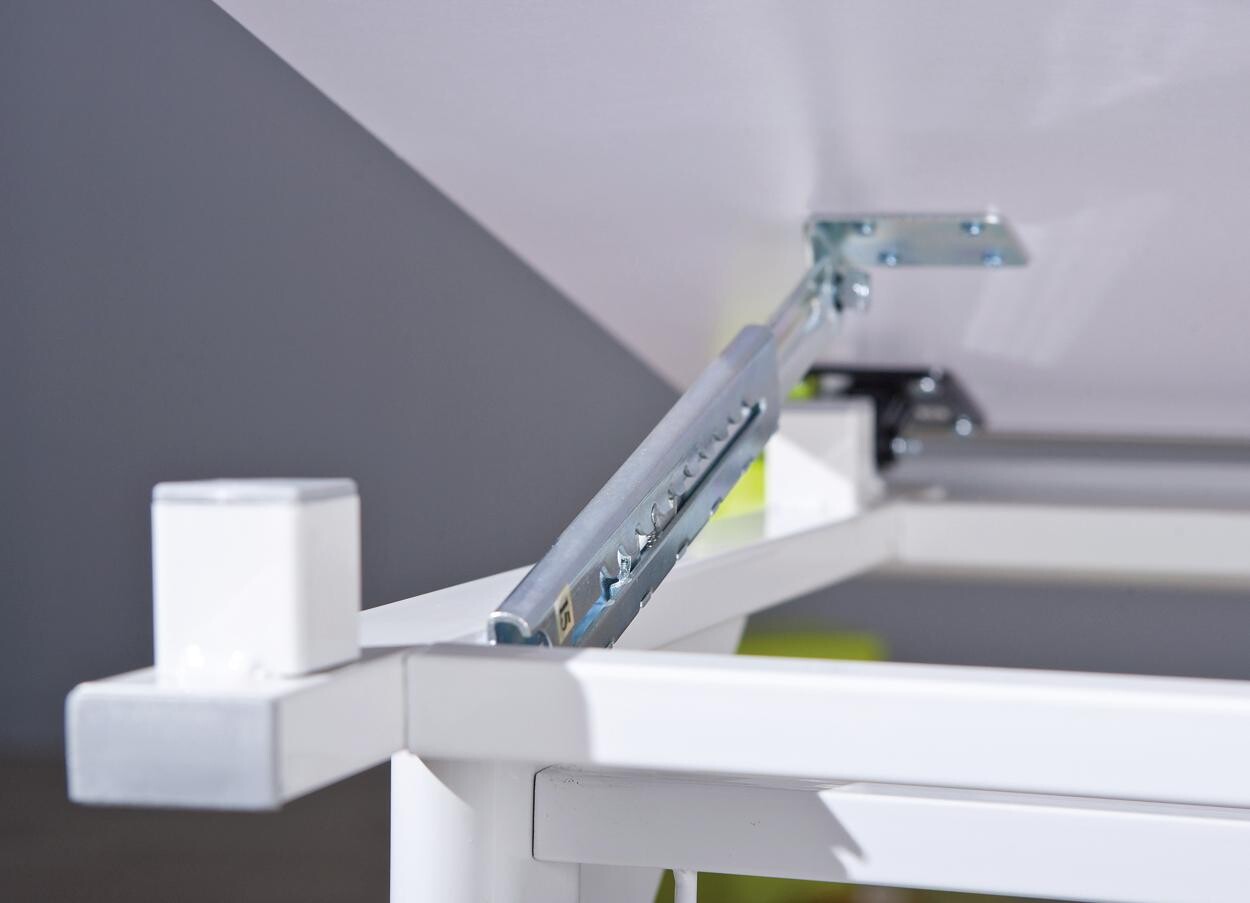 Schreibtisch 2Colorido weiß pink grün B/H/L: ca. 70,5x69,5x101 cm