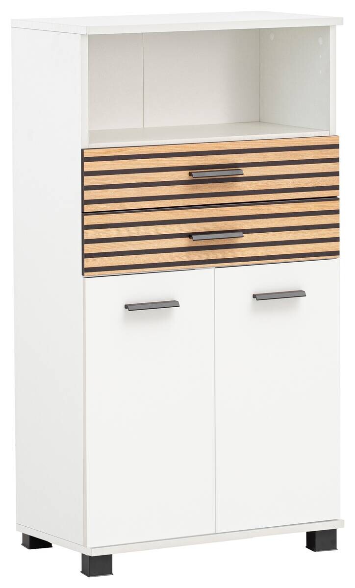 Highboard Katta weiß matt B/H/T: ca. 59,8x110,5x32,6 cm Highboard Katta weiß matt B/H/T: ca. 59,8x110,5x32,6 cm