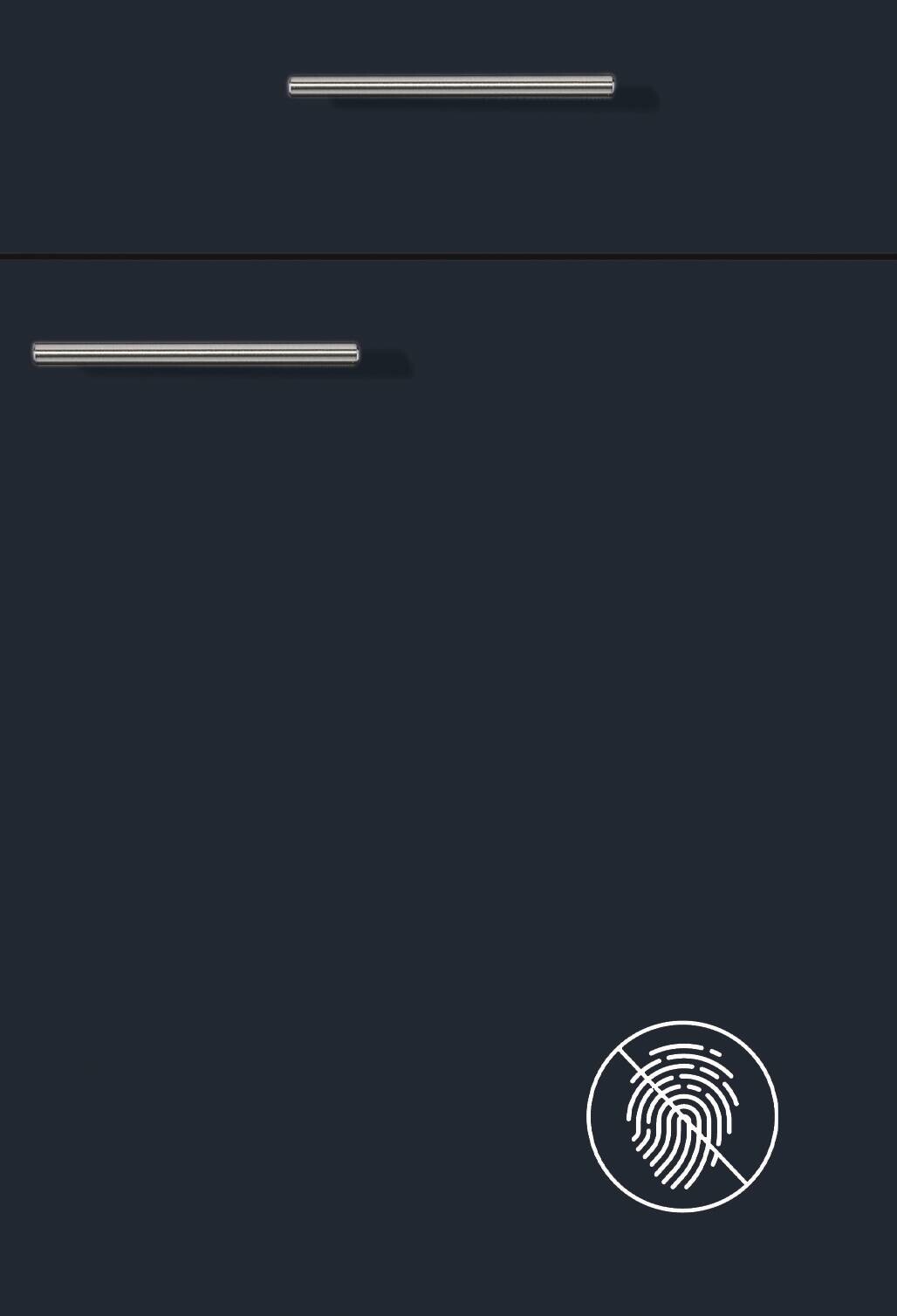 pino Küchenblock PN210 Graphit supermatt B/H/T: ca. 280x220,6x60 cm