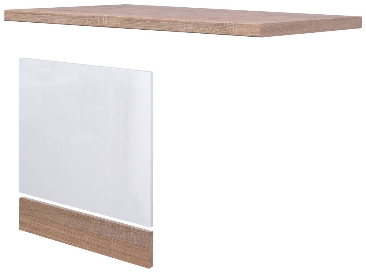 Geschirrspüler- Frontset Valero weiß Hochglanz B/H/T: ca. 110x86x60 cm