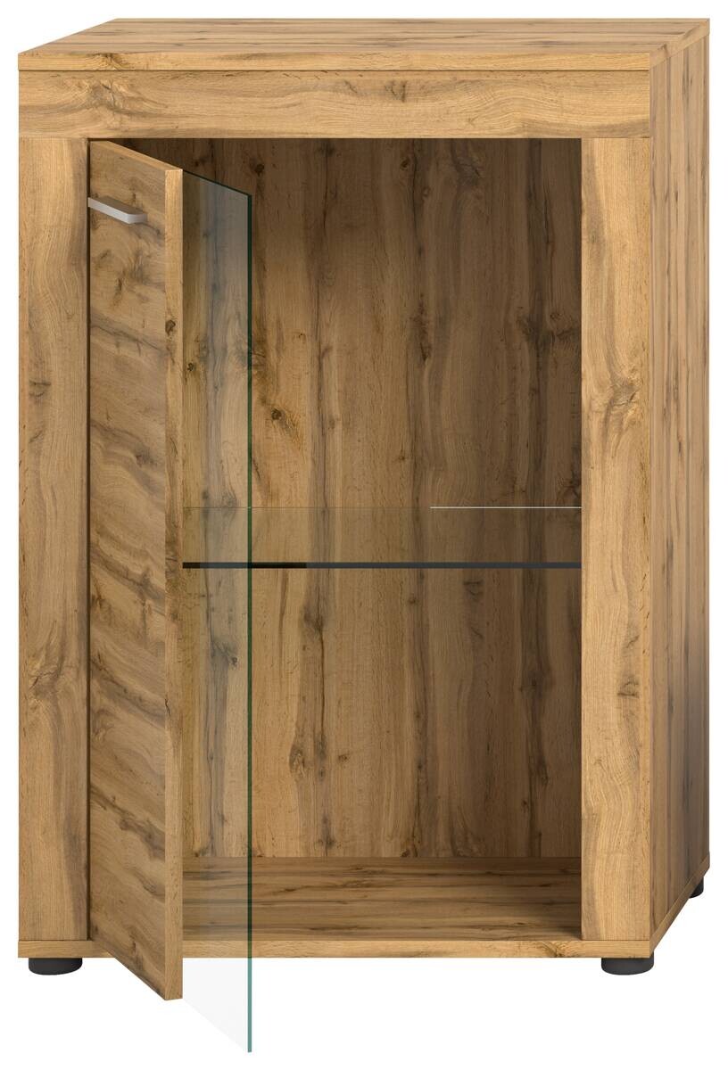 Vitrine Jam Eiche Wotan Nachbildung B/H/T: ca. 60x86x35 cm