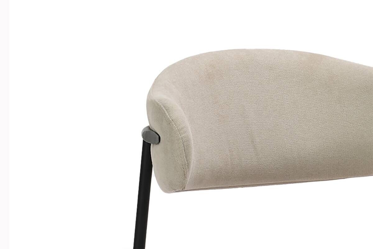 Stuhl JERSEY 2er-Set. taupe Webstoff B/H/T: ca. 58x78x54,5 cm