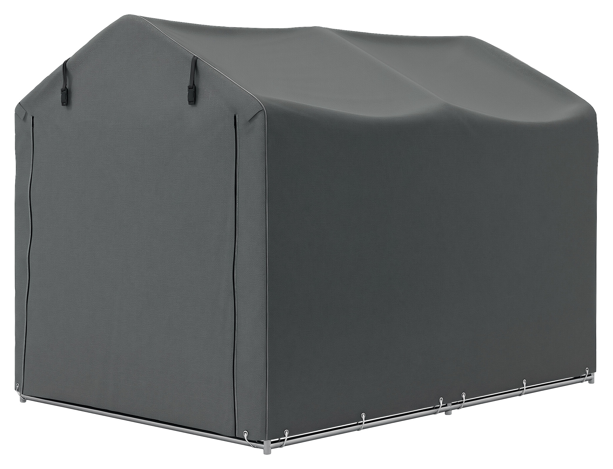 Outsunny Gerätezelt dunkelgrau Polyethylen B/H/L: ca. 157x165x220 cm