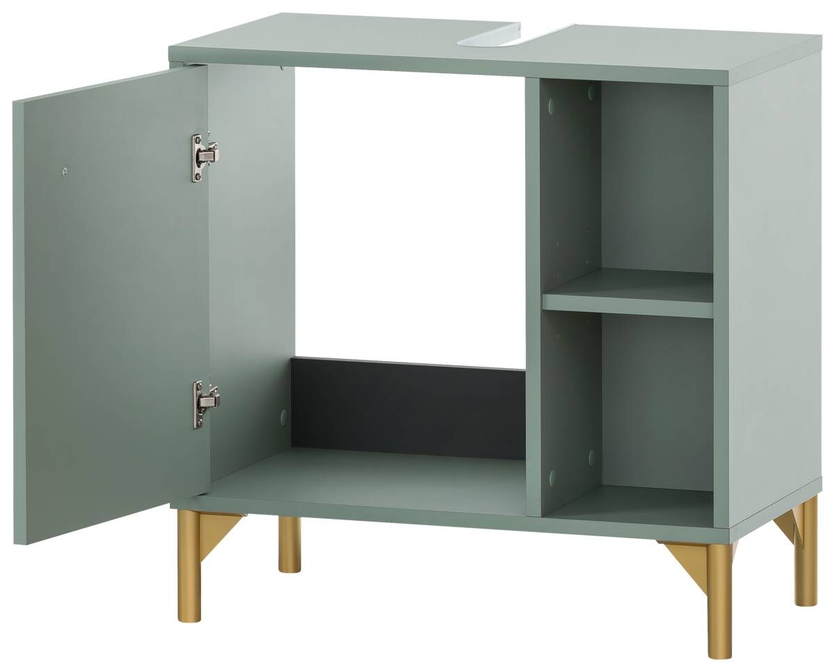 Waschbeckenunterschrank Ando Pistazie B/H/T: ca. 60,2x60,3x33,05 cm