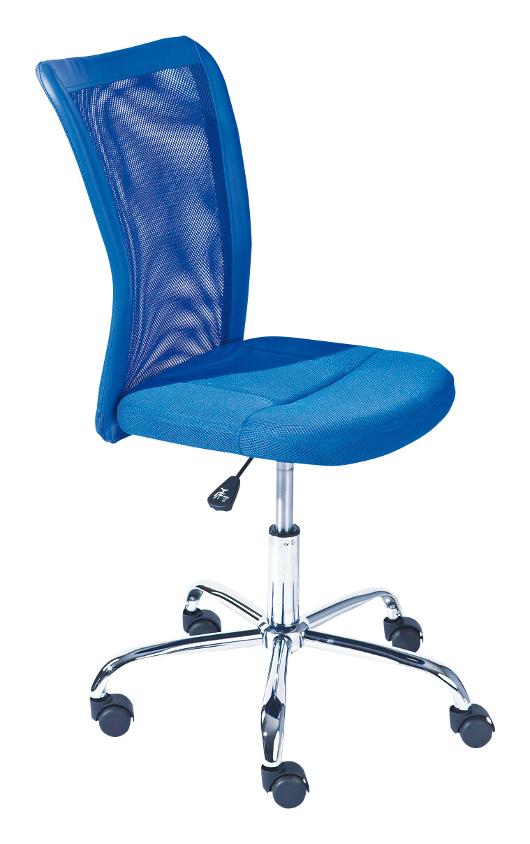 Drehstuhl Bonnie blau Metall Kunststoff