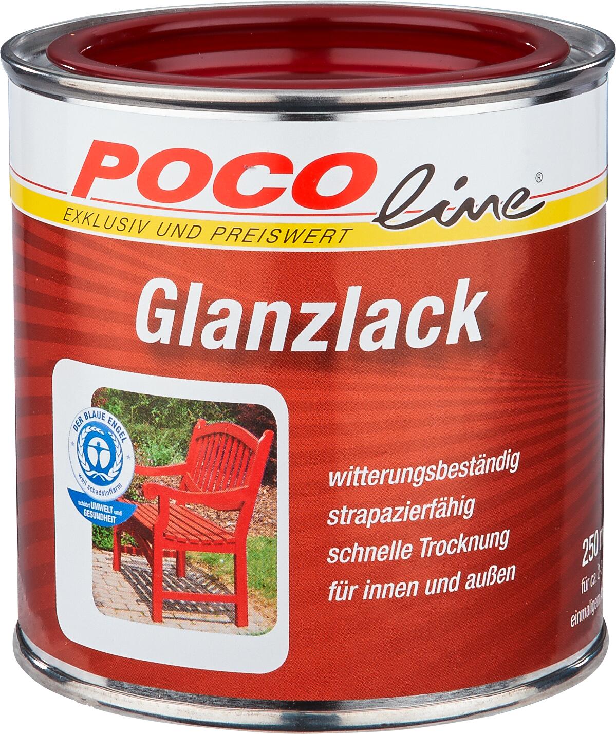 POCOline Acyl Buntlack bordeauxrot glänzend ca. 0,25 l