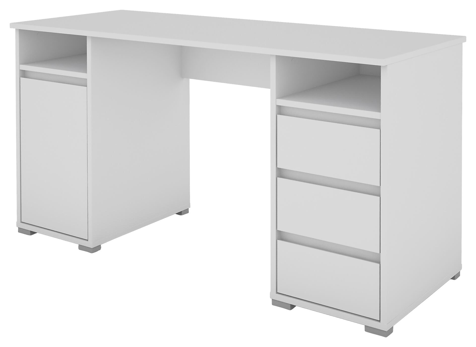 Schreibtisch LOBO weiß B/H/T: ca. 138x75x55 cm