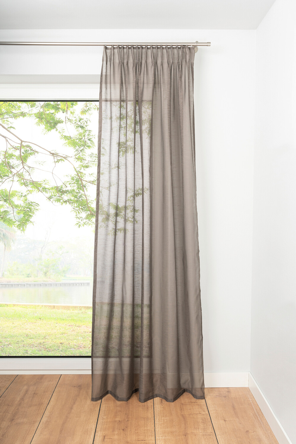 Kombivorhang 2er Pack Soft taupe B/L: ca. 135x245 cm