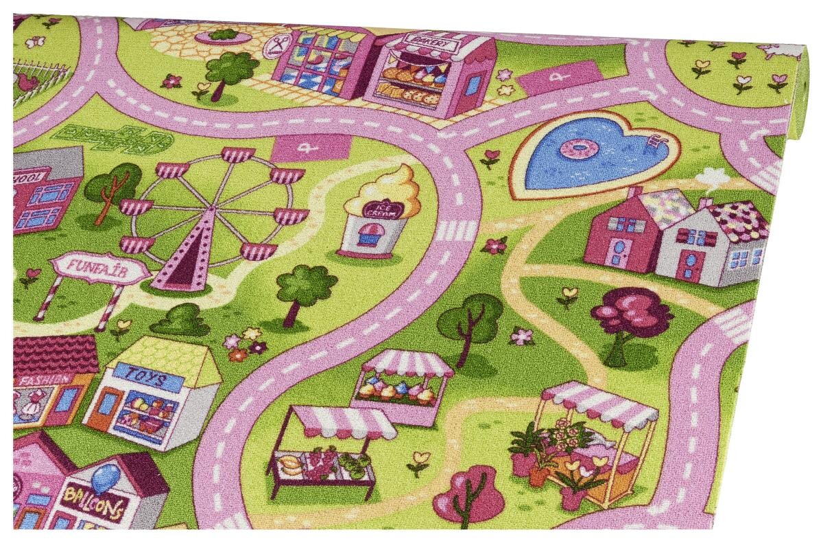 Teppichboden Sweet Town pink B: ca. 400 cm pro m²