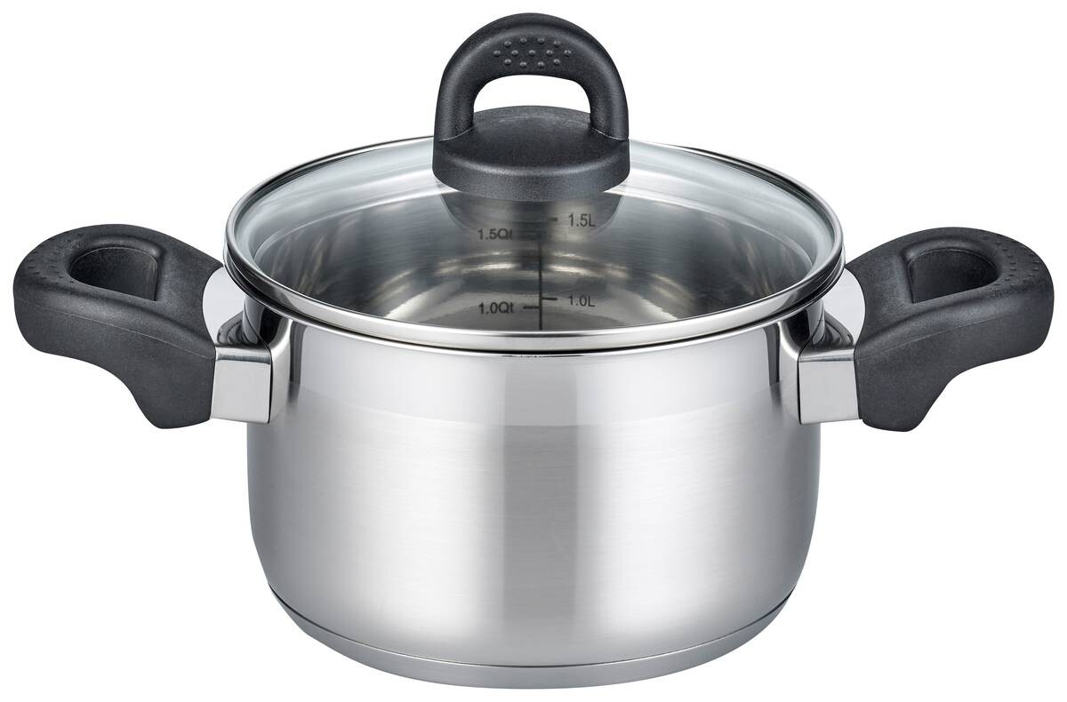 ELO Basic Fleischtopf silber Edelstahl D: ca. 16 cm