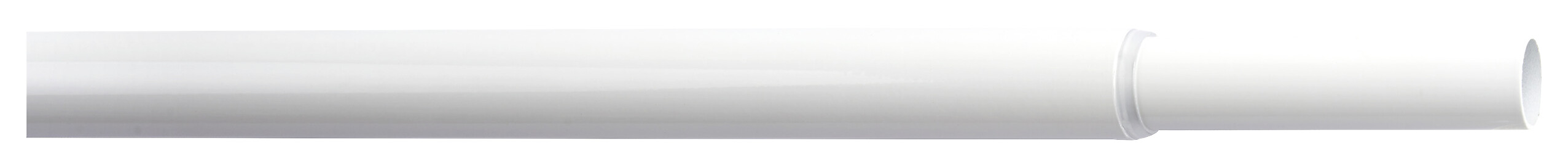 ondeco Stilgarnitur Rohr weiß Metall L: ca. 210 cm ausziehbar von ca. 120 bis 210 cm 1.0 Läufe