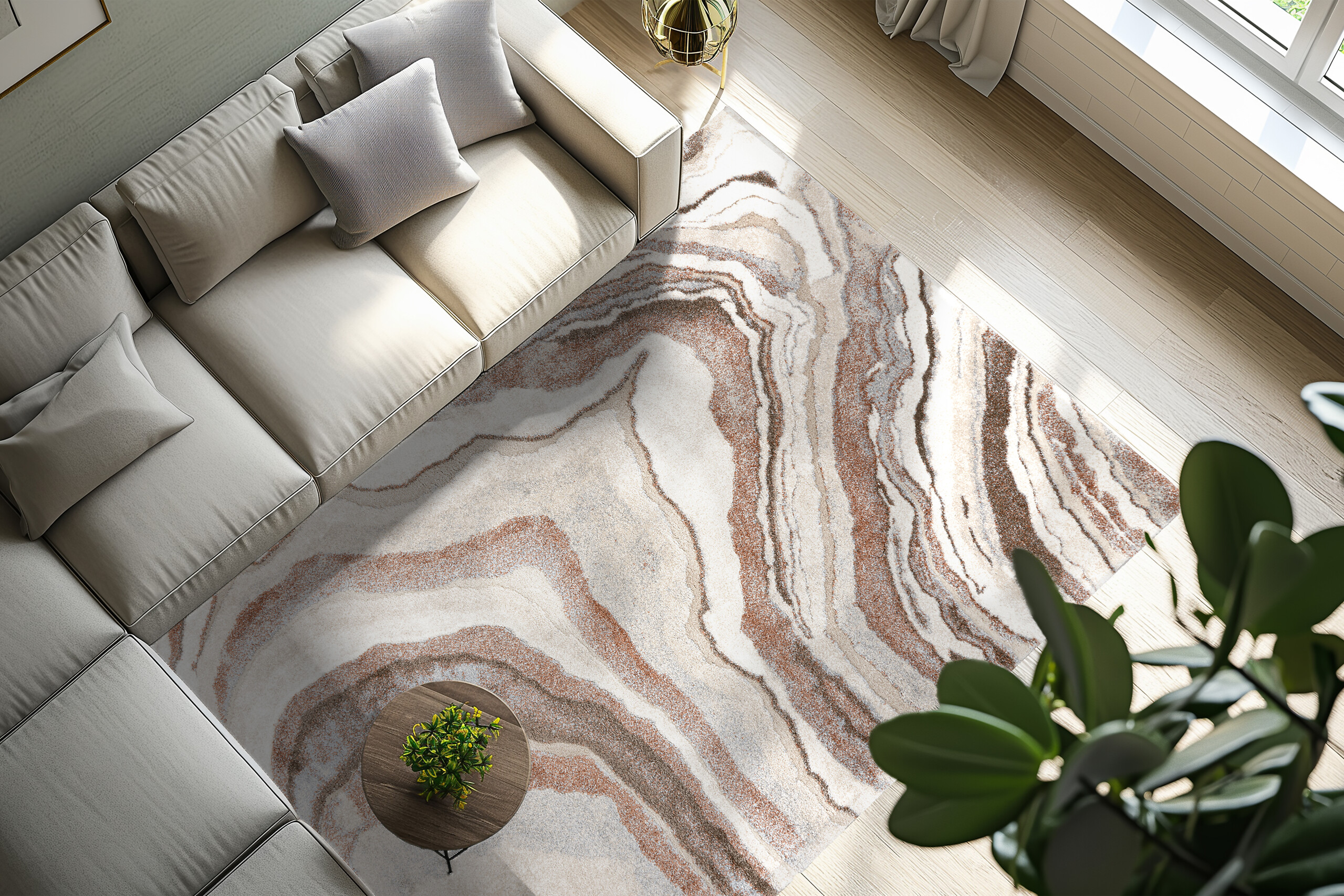 Obsession Teppich My Bologna terracotta B/L: ca. 60x110 cm