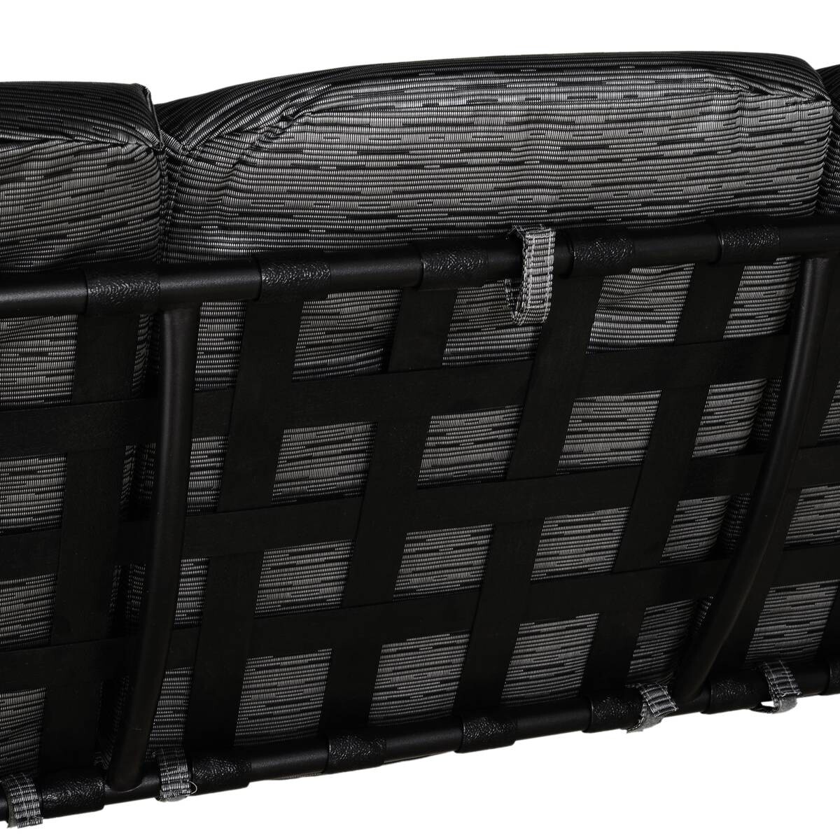 Outsunny Hollywoodschaukel schwarz Stahl B/H/T: ca. 200x170x120 cm