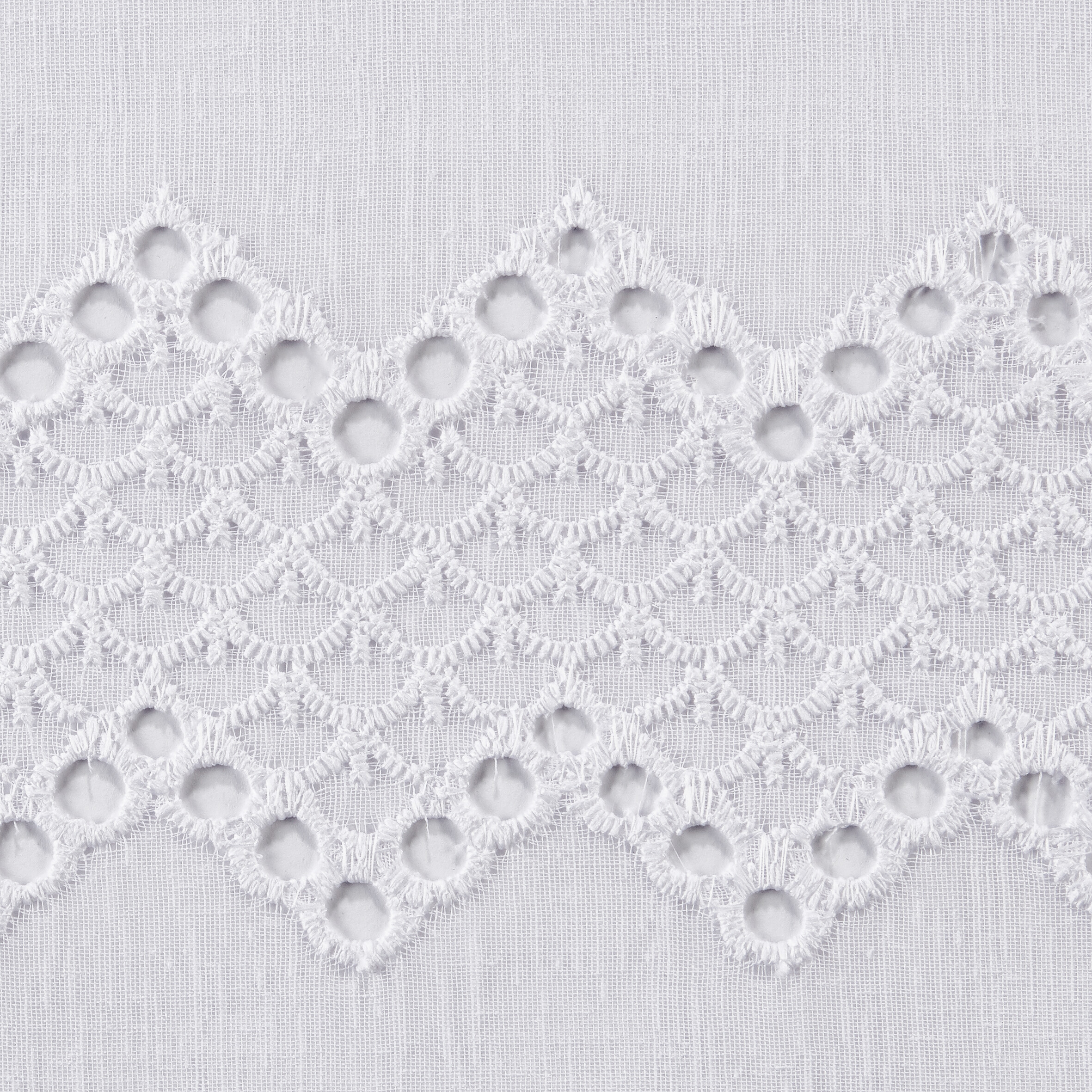 POCOline Scheibengardine Tanja weiß B/L: ca. 75x140 cm