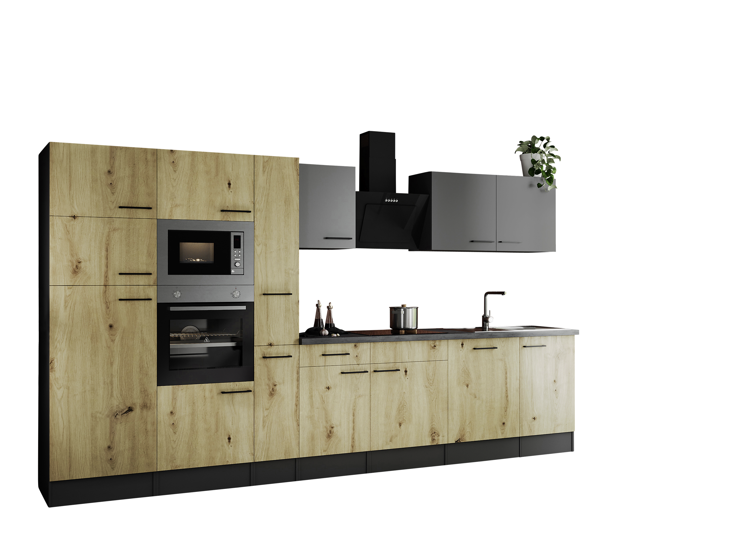 Küchenblock Oliver B/H/T: ca. 370x205x60 cm