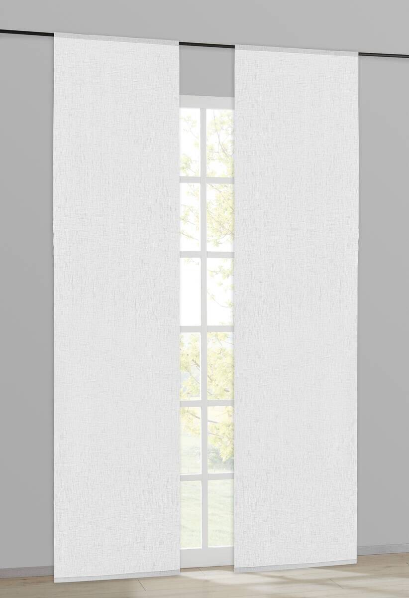 Happy Home Schiebevorhang weiß B/L: ca. 60x245 cm