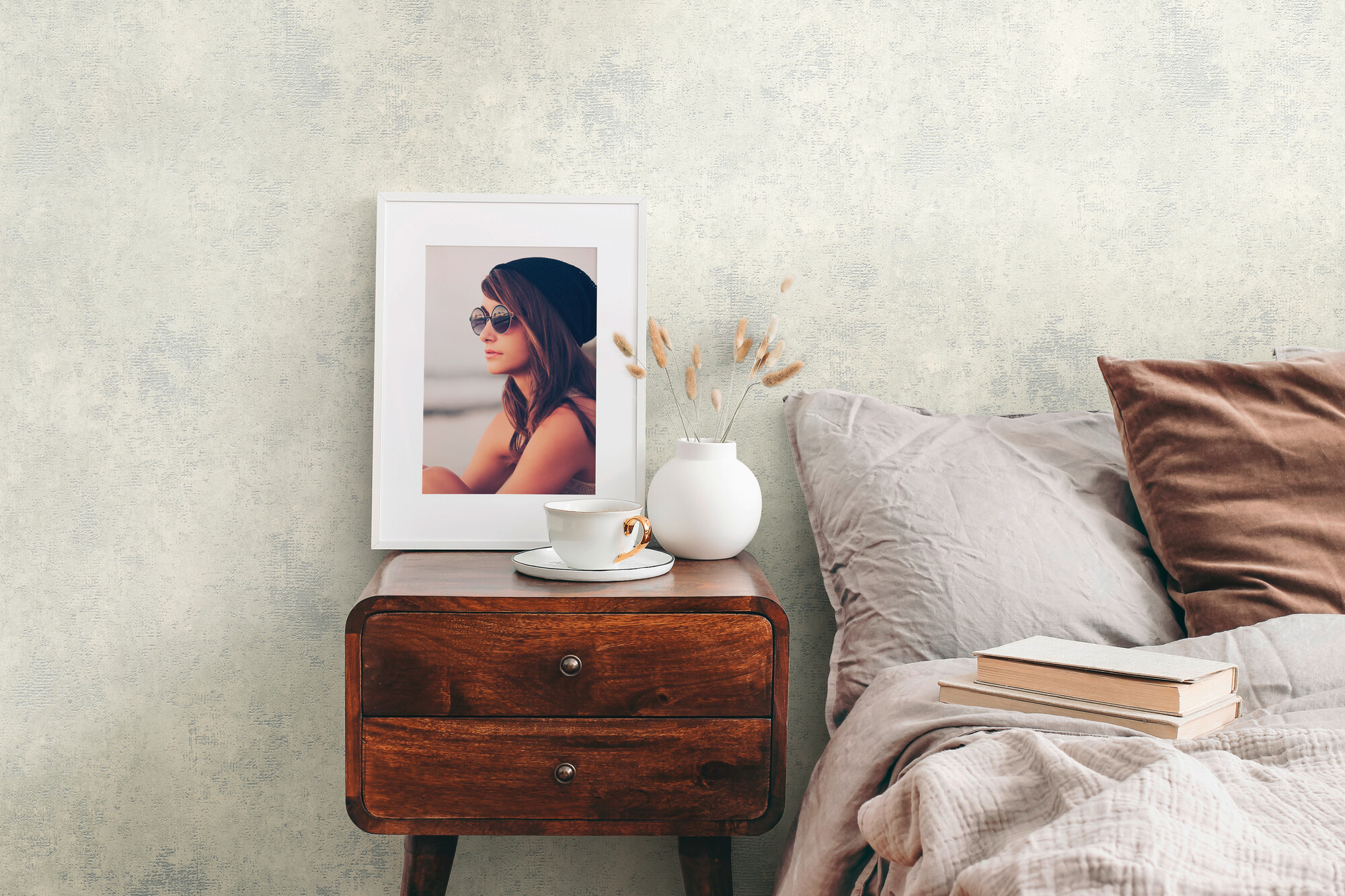 A.S.Creation Vliestapete grau silber weiß B/H/D: ca. 53x1005x9,2 cm