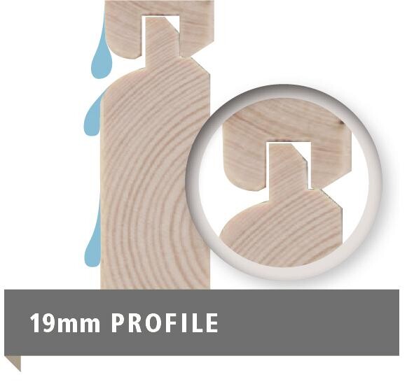 Karibu Hochbeet natur Fichte B/H/T: ca. 98x64x65 cm