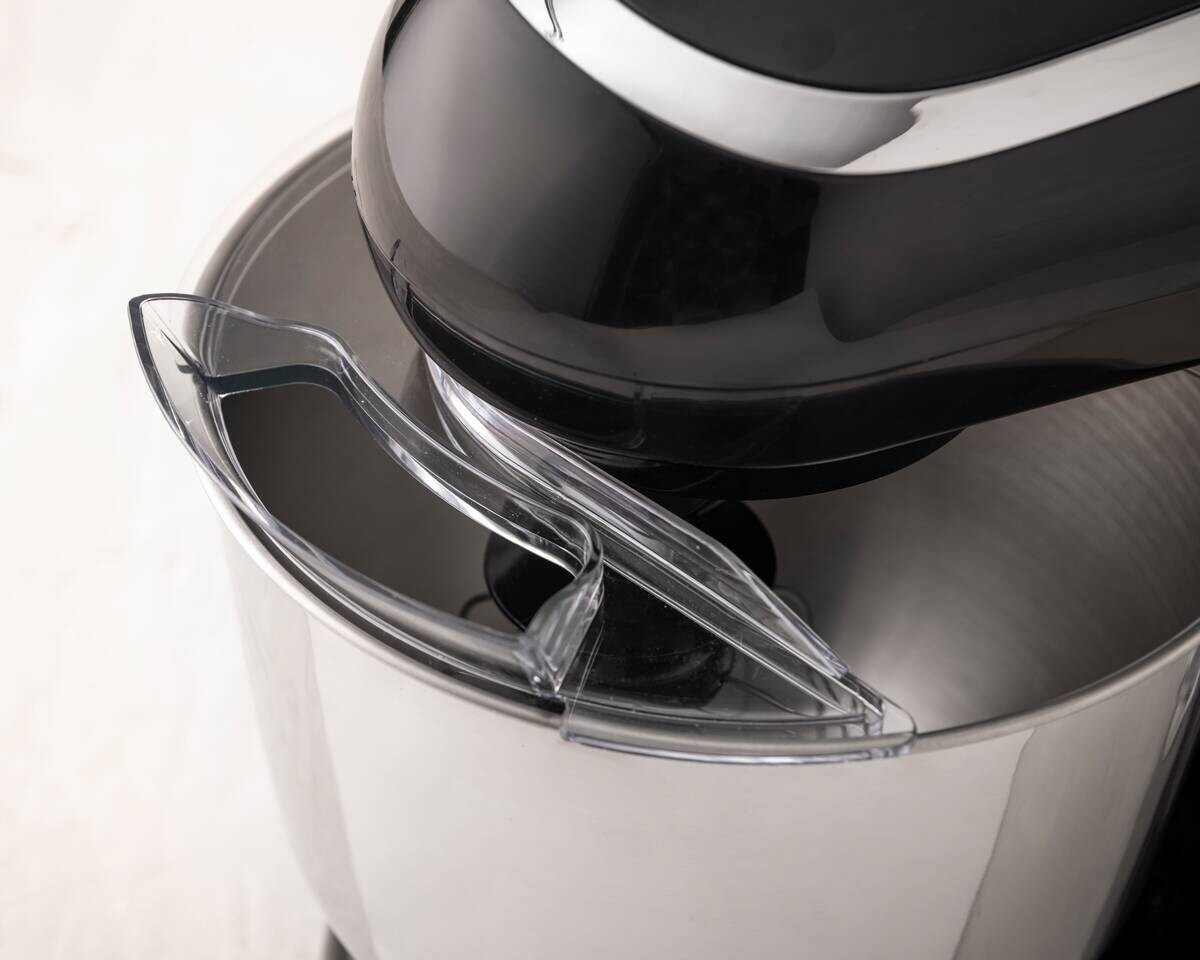 BERGNER Küchenmaschine BG-50043-BK schwarz Kunststoff Edelstahl B/H/L: ca. 23x32x39 cm ca. 5 l