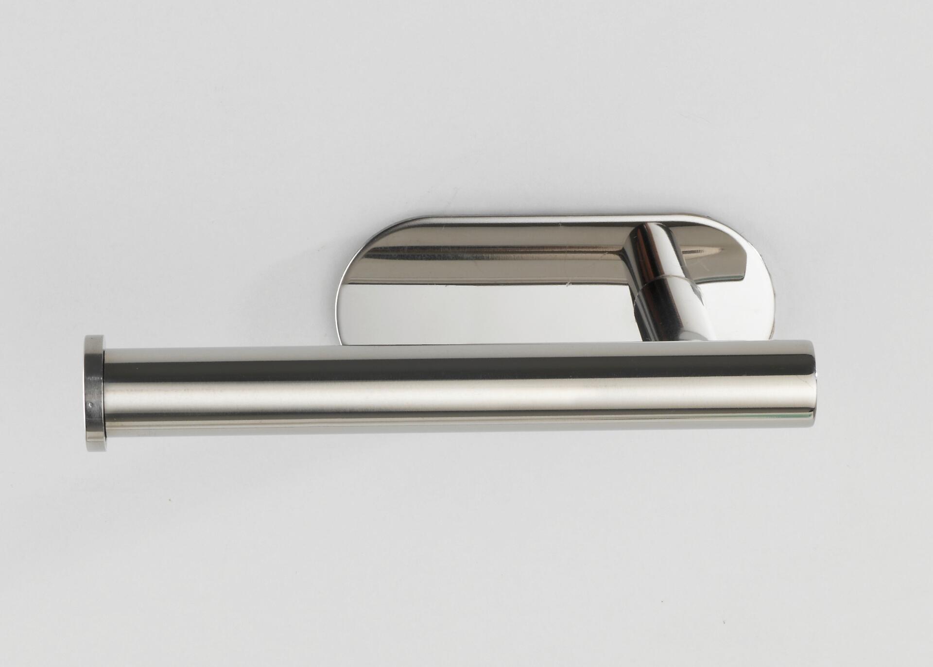 Turbo-Loc Toilettenpapierhalter silber Metall B/H/T: ca. 4,5x16x7 cm