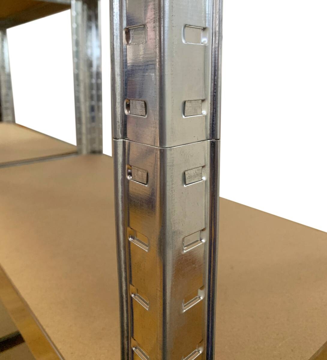 POCOline Schwerlaststeckregal verzinkt Metall B/H/T: ca. 90x180x40 cm