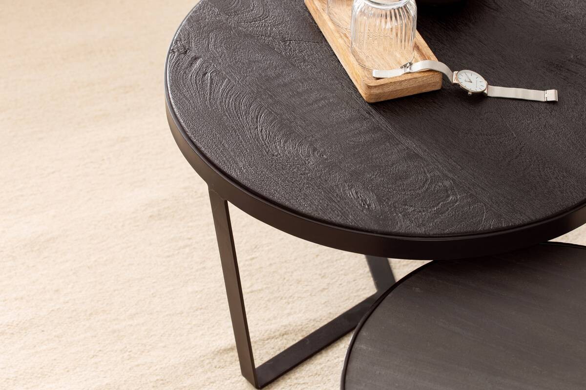 Wohnling Couchtisch 2er.-Set. B/H/T: ca. 60x40x60 cm