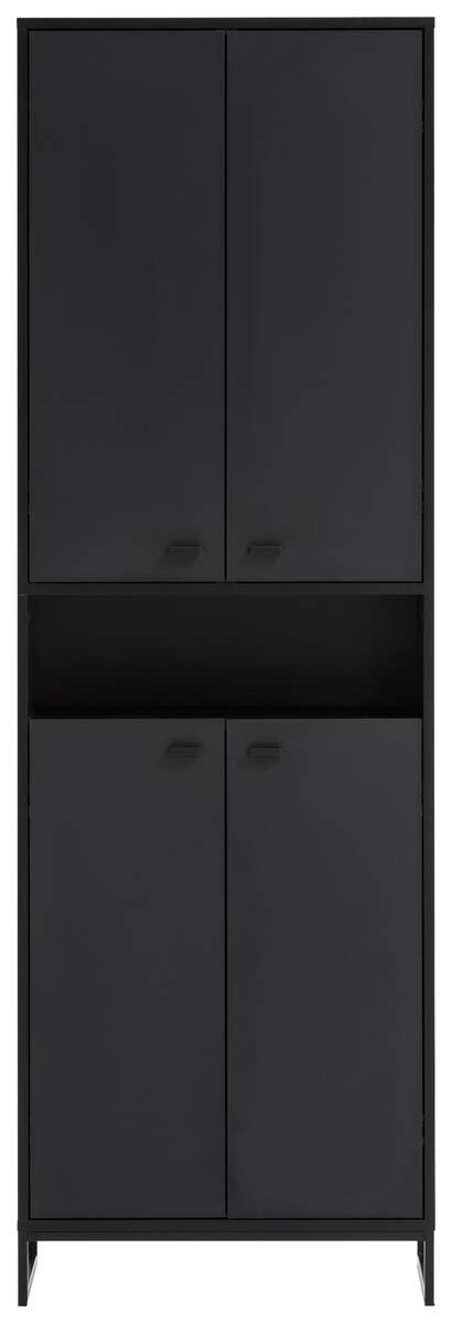 Schuhschrank Janne schwarz matt B/H/T: ca. 60,2x185,5x33 cm