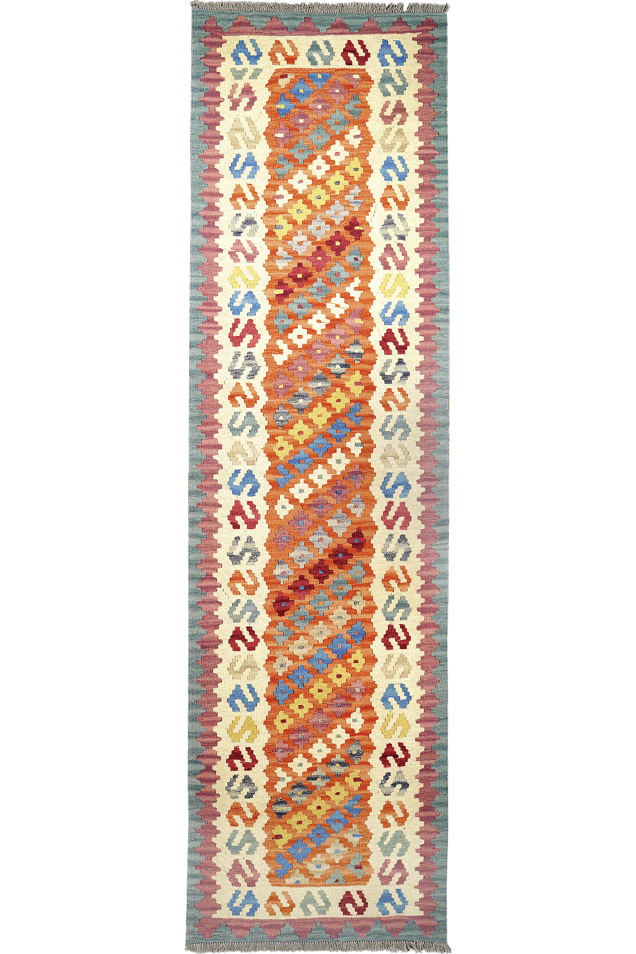 PersaTepp Teppich Kelim Gashgai beige B/H/L: ca. 79x1x289 cm