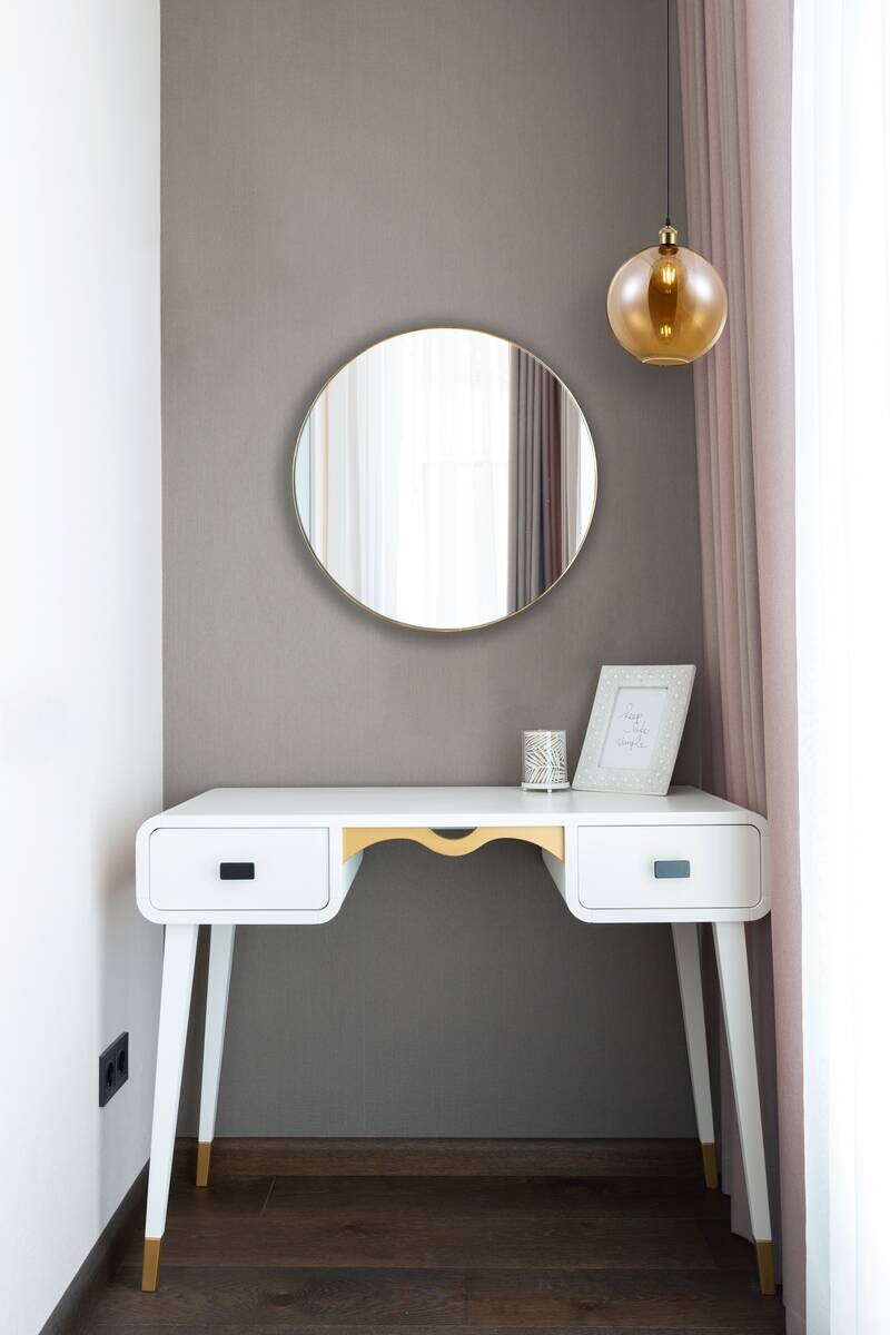 Metallspiegel Esra gold Optik D: ca. 50 cm