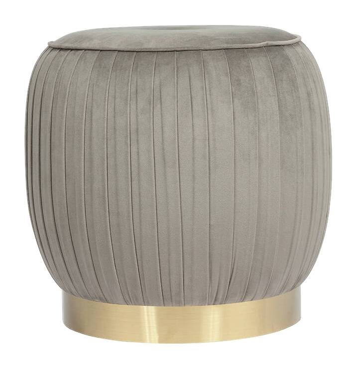 360 Living Hocker Lilje 101 grau H/D: ca. 42x43 cm