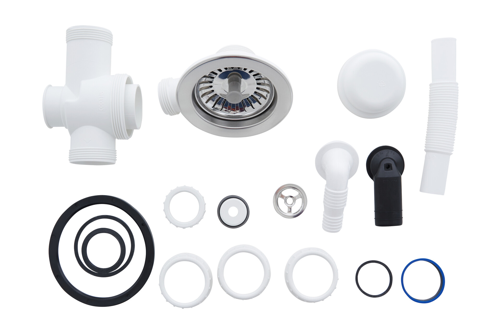 Respekta Einbauspüle Ohio 66 x 50 S schwarz Mineralite B/H/T: ca. 66x21x50 cm