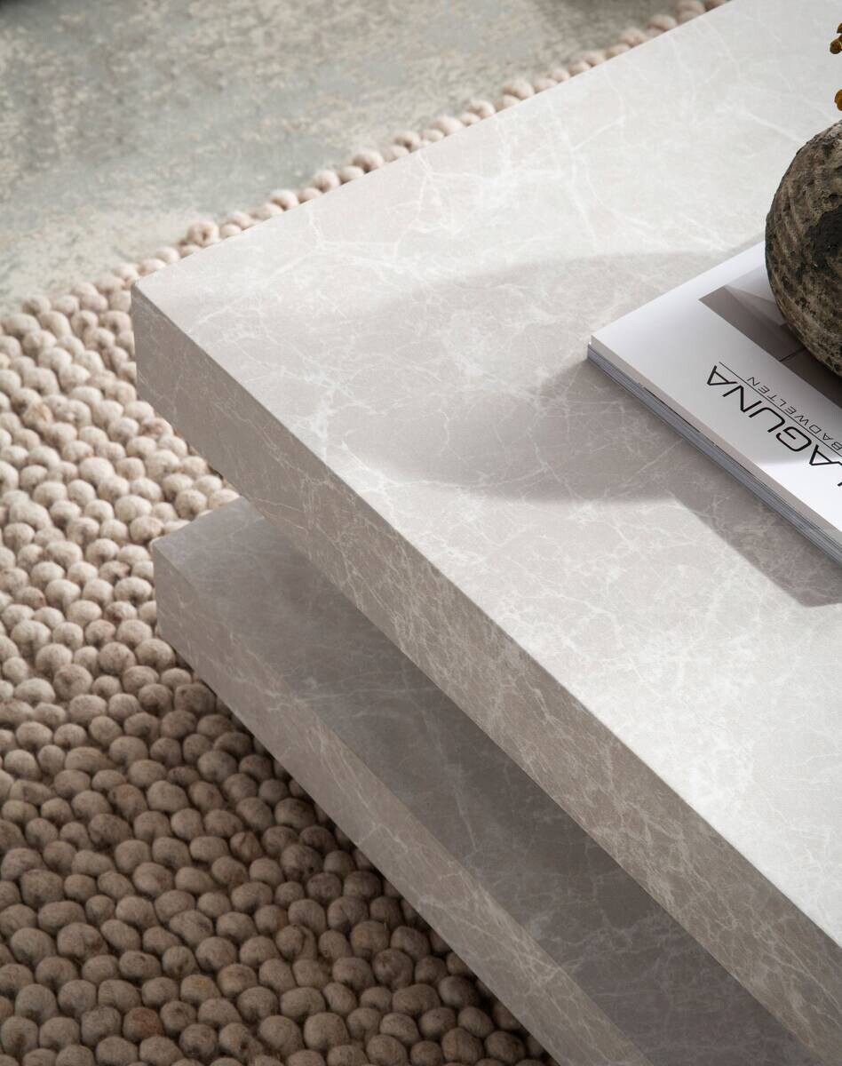 Wohnling Couchtisch sand B/H/T: ca. 60x34x60 cm