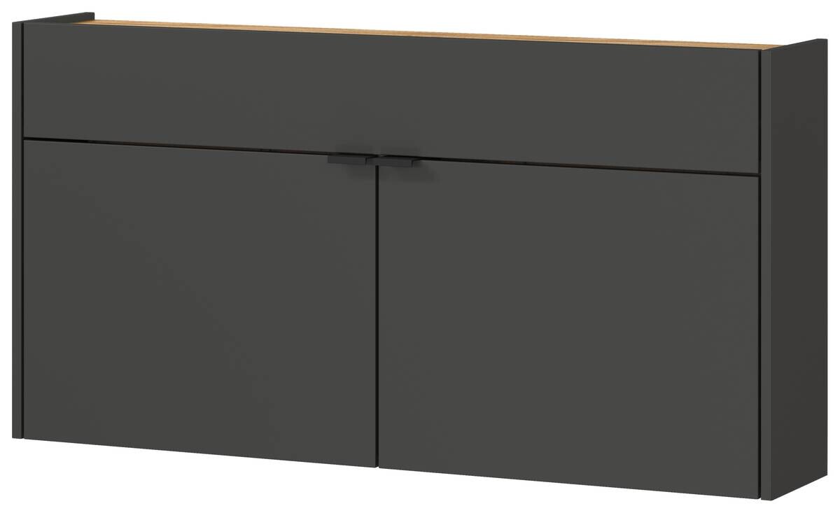 Mehrzweckschrank 1398-549 Graphit Optik Eiche Navarra Nachbildung B/H/T: ca. 110x57x22 cm