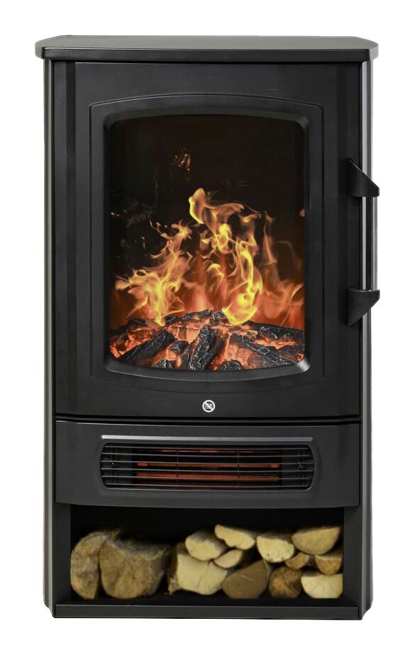 HOMCOM Elektrokamin 820-178 schwarz B/H/T: ca. 44,5x74x32,1 cm