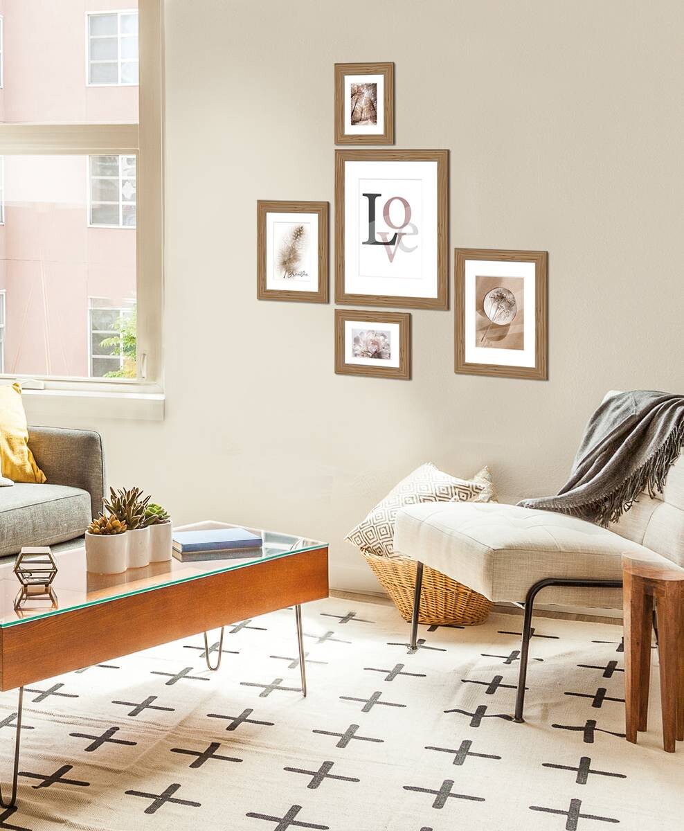 Bilderrahmen natur Holz B/L: ca. 13x18 cm