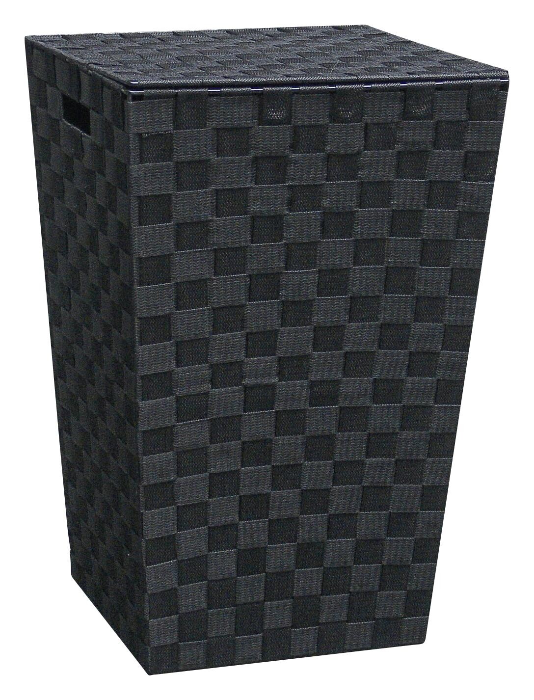 POCOline Wäschekorb schwarz Nylon B/H/L: ca. 31,5x52x33 cm