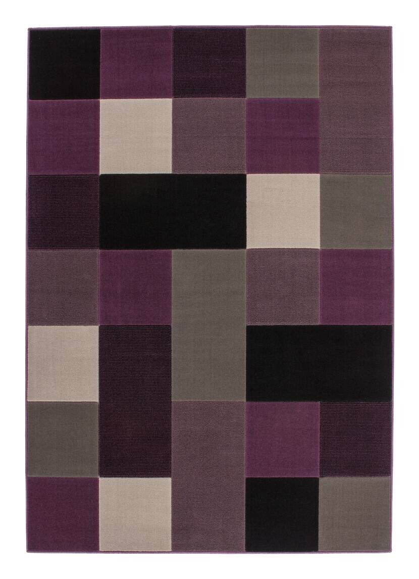 Kayoom Kurzflorteppich Sona 2034 silber B/L: ca. 80x150 cm