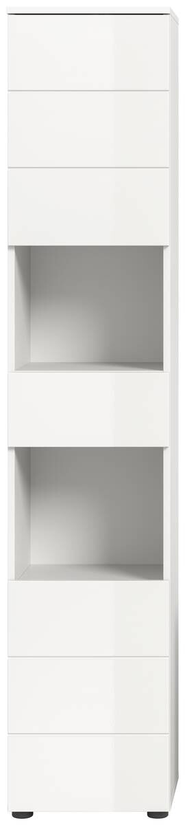 Badhochschrank VIRA weiß weiß Hochglanz B/H/T: ca. 38x190x34 cm